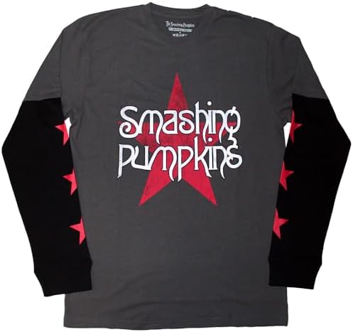 Amazon.com: The Smashing Pumpkins T Shirt Zero Distressed Long