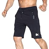 BROKIG Men's Gym Shorts, Athletic Workout Running Mesh Shorts with Pockets