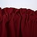 NICETOWN Small Window Curtain Valances for Basement Blackout Short Window Covering for Kitchen Cabinet Cupboards, 29
