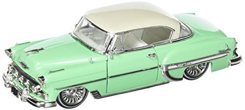 Jada 1: 24 Mijo Street Low 1953 Chevrolet Bel Air HT - Teal Green Diecast Vehicles