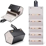 Tazweeq Premium Sunglasses Organizer Case - Portable 5-Slot Travel Case for Multiple Pairs - Suitable for Women and Men - Black, One Size
