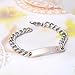 HooAMI Stainless Steel Medical ID Bracelet 8 inches - Free Engraving