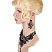 Prohouse Girls Black Flower Lace Gothic Lolita Pendant Choker Necklace Earrings Set