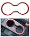 opar Red Front Cup Holder Trim for 2011-2018 Jeep JK Wrangler & Unlimited