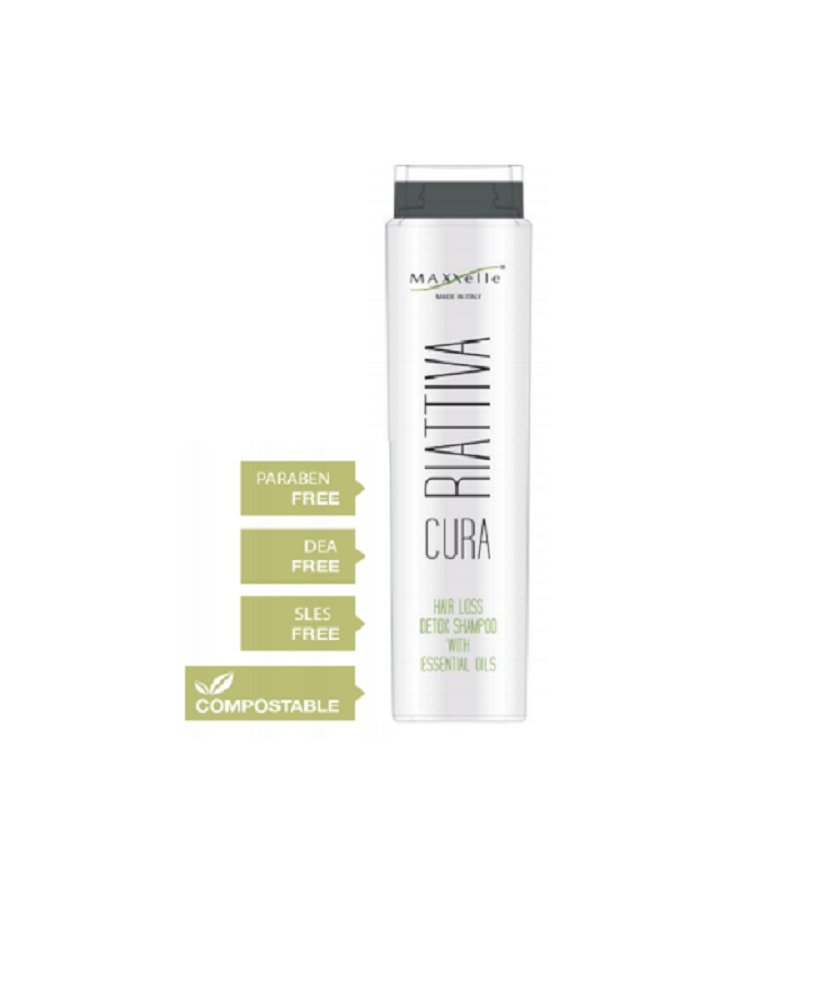 Maxxelle Care - Anti-fall detoxifying shampoo with essential oils (250 ml)