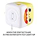 Tinabless Sharks Light Up Bath Toys, Flashing Color in Water & Spray Water Rubber Floating Set for Kids Babies and Toddlers Bathtub Bathroom Shower Games Swimming Pool Party (2 Packs)