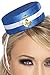 Smiffys Pill Box Sailor Hat, Blue, Fancy Dress Accessories