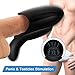 Male Masturbator Cup Penis Training Vibrator - Adorime Most Powerful Sexual Endurance Prolonging & Testicles Double Stimulator with 10 Modes, Stamina Training Tool Glans Trainer Adult Sex Toys for Men