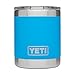 YETI Rambler 10 oz Lowball, Vacuum Insulated, Stainless Steel with Standard Lid, Tahoe Blue