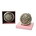VintageBee Vintage Makeup Mirror Folding Pocket Mirror Round Compact Mirror Double-sided Hand Mirrors Mother's Day gift (D)
