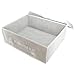 HANGERWORLD Large White Wedding Dress Box Storage with Acid Free Tissue Paper Wedding Dress Preservation Box Under bed Storage and Travel Case