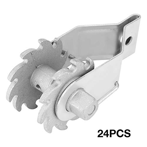 Dwawoo in-Line Fence Strainer, 24Pcs Heavy Duty Aluminum Alloy Wire Tensioner with Compression Clip for Home Garden Farm Yard Security - Thumbnail 3