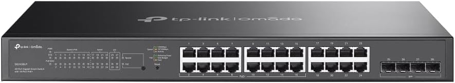 TP-Link SG2428LP 28 Port Gigabit PoE Switch 16 PoE+ 150W Cloud Management