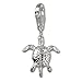 SilberDream Charm See Turtle 925 Sterling Silver Pendant Lobster Clasp FC1002