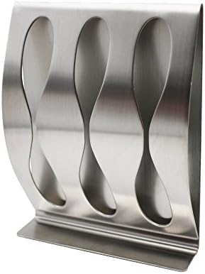 NELPLA Bathroom Durable 304 Brushed Stainless Steel Wall Mounted Toothbrush Holder, Shaving Razor Hook,3M Self Adhesive, Fit for Wall Cabinet, Mirror, Bathroom Cabinet (3Holes)