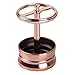 iDesign Sutton Toothbrush Holder Stand for Bathroom Vanity or Countertop - Rose Gold
