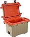 Pelican Elite 50 Quart Cooler (Tan/Orange)