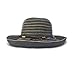 Wallaroo Women's Breton Sun Hat - UPF 50+ - Packable, Black