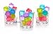 Freedom Reusable Plastic Ice Cubes, Assorted Colors (36 Cubes)