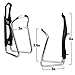 BV Bike Water Bottle Cage, Bicycle Alloy Lightweight Water Bottle Holder (15 Years Limited Warranty), Cycling Aluminum Water Bottle Cages, Water Bottle Brackets for Sports (2 Pack)