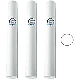 AP110-2 Compatible Polypropylene Sediment Water Filter Cartridges, 5 Micron (3) with O-ring for AP102T / AP12T