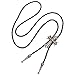 Men's Cross Cowboy Antique Western Bolo Tie Stainless Steel Necktie (Silver)