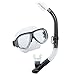 TUSA Sport Adult Splendive Mask and Snorkel Combo, Smoke