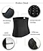 GainKee Latex Men Waist Trainer Corsets with Steel Bone Sweat Sauna Suit for Fitness (X-Large)