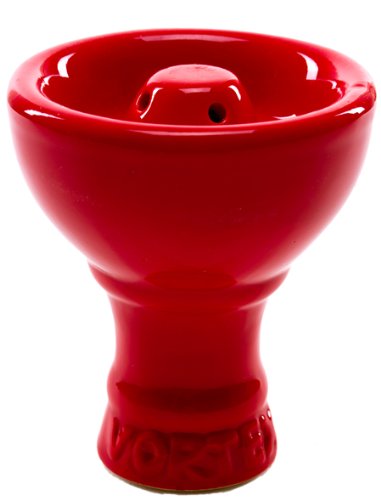 Red Authentic Sahara Smoke Hookah Vortex Bowl - Newest Style - NOT Havana, Social Smoke or any other generic Vortex bowl!