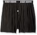 STACY ADAMS mens Stacy Adams Men's Boxer Shorts, Black, Large US