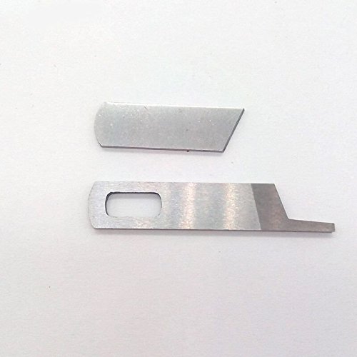 Singer Serger Machine Upper & Lower Knives #412585 & 412749 Fits Pro4D most 14u