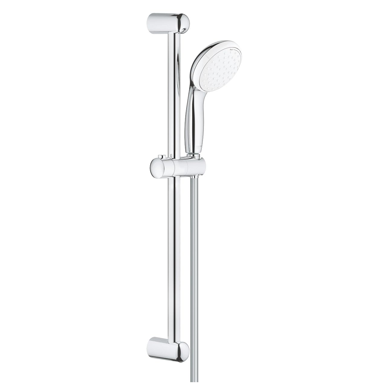 GROHE Tempesta 100 Shower Rail Set, 2 Spray Options, Chrome Finish with Extra Water-Saving 100mm Hand Shower, 600mm Rail, 1750mm Hose 2759810E — image 1