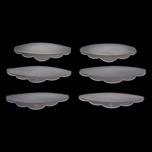 6pcs Eyelash Lift Lifting Curlers Curl Silicone Eye Lash Extension Shields Pads