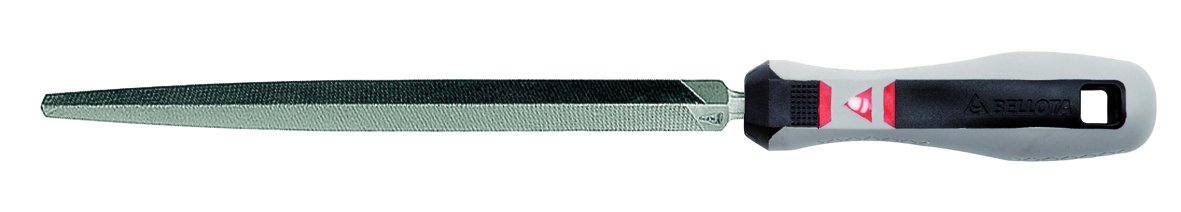 Bellota Triangular Mechanical File - Dual Material Handle - 10 Stitching Stitches