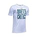 Under Armour Boys' Quiet The Critics T-Shirt, White (100)/Stealth Gray, Youth Medium
