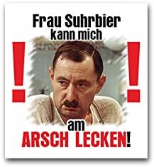 Copytec Aufkleber Sticker Frau Suhrbier Kann Mich Am Arsch Lecken Alfred Tetzlaff Herz Und Eine Seele Kult Spruch Zitat Serie 6x7cm A2692 Amazon De Auto