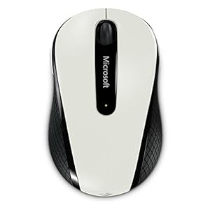 【Amazon.co.jp限定】マイクロソフト ワイヤレス ブルートラック マウス Wireless Mobile Mouse 4000 サテン ホワイト D5D-00015