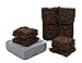 Irish Turf/Peat Incense and 1.5 inch sq Burner Plate,Beige,