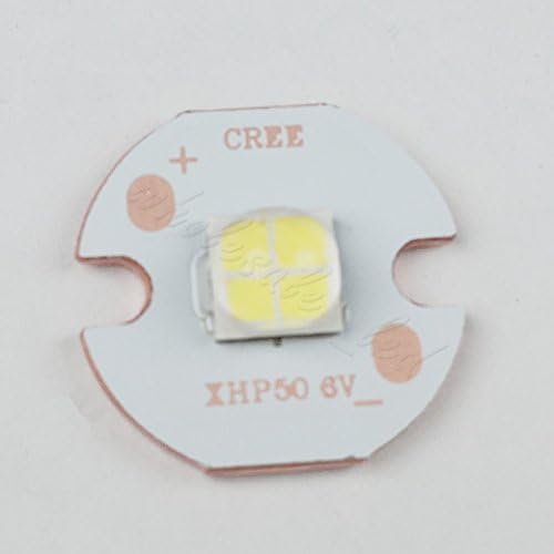 led world Cree XLamp XHP50 Cool White LED 6V 3A on 16mm Copper Board DIY