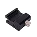 Hot Shoe Flash Stand Adapter with 1/4-inch -20 Tripod Screw