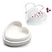 Heart Mousse Cake Mold Trays, 6.2-inch Silicone Baking Pan-Food Grade & BPA Free-Not Sticky Mould Suitable For Mousse,Chocolate Brownie,Jelly,Ice Cream,Chiffon,Cheesecake,Fondant