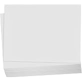 Hamilco Gray 67lb Cover 5x7 Vellum Index Cards for Flash Cards (100PK) | Vellum Paper, Index Cards, Flash Cards &amp; Post Cards &ndash; Laser &amp; Inkjet Printable, Made in USA &amp; Acid-Free Paper