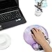 icolor Mouse Pad with Wrist Rest Nonslip Ergonomic Memory Foam Pain Relief Mousepad Desk Mat (9