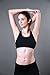 QUEENIEKE Women's Medium Support Strappy Back Energy Sport Bra Cotton Feel Size L Color Black Pro