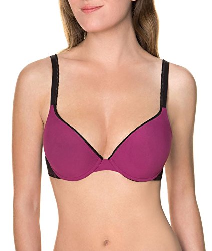 Wonderbra Crazy Dressing Room Lace Wing T-Shirt Bra W02B4 In Grape Purple