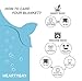 heartybay Crochet Mermaid Tail Blanket for Adult, Super Soft All Seasons Sleeping Mermaid Blanket (71