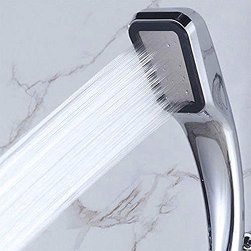 High Pressure Shower Head,Wenini 300 Holes Showerhead Powerful Boosting Spray Bath Water Saving (A)