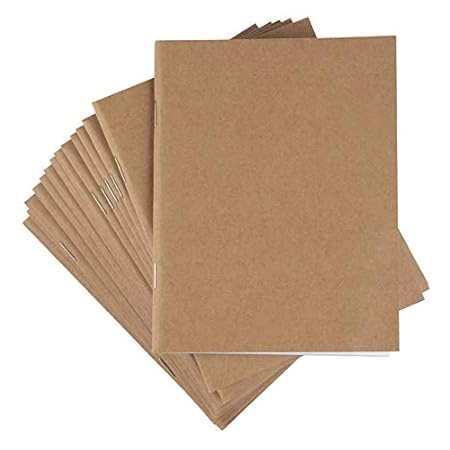 48 Pack Small Kraft Blank Notebook Bulk Set, Kraft Paper Journals for Kids, Artists, Drawing, Sketchbook, Office… 48 Pack Small Kraft Blank Notebook Bulk Set, Kraft Paper Journals for Kids, Artists, Drawing, Sketchbook, Office…