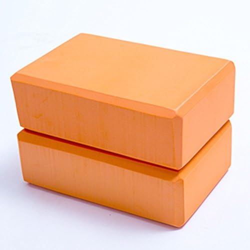 Set of 2 Yoga Blocks EVA Foam Exercise Bricks Provides Stability Balance and Support Improve Strength - 9 x 6x 3 inches