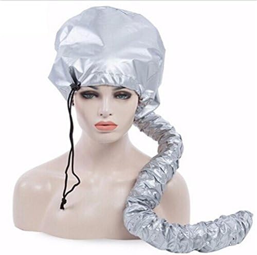 JOY DRAGON Home Hair Dryers Practical Home Salon Barber Hair Dryer Soft Hood , Nursing Hair (Silver)